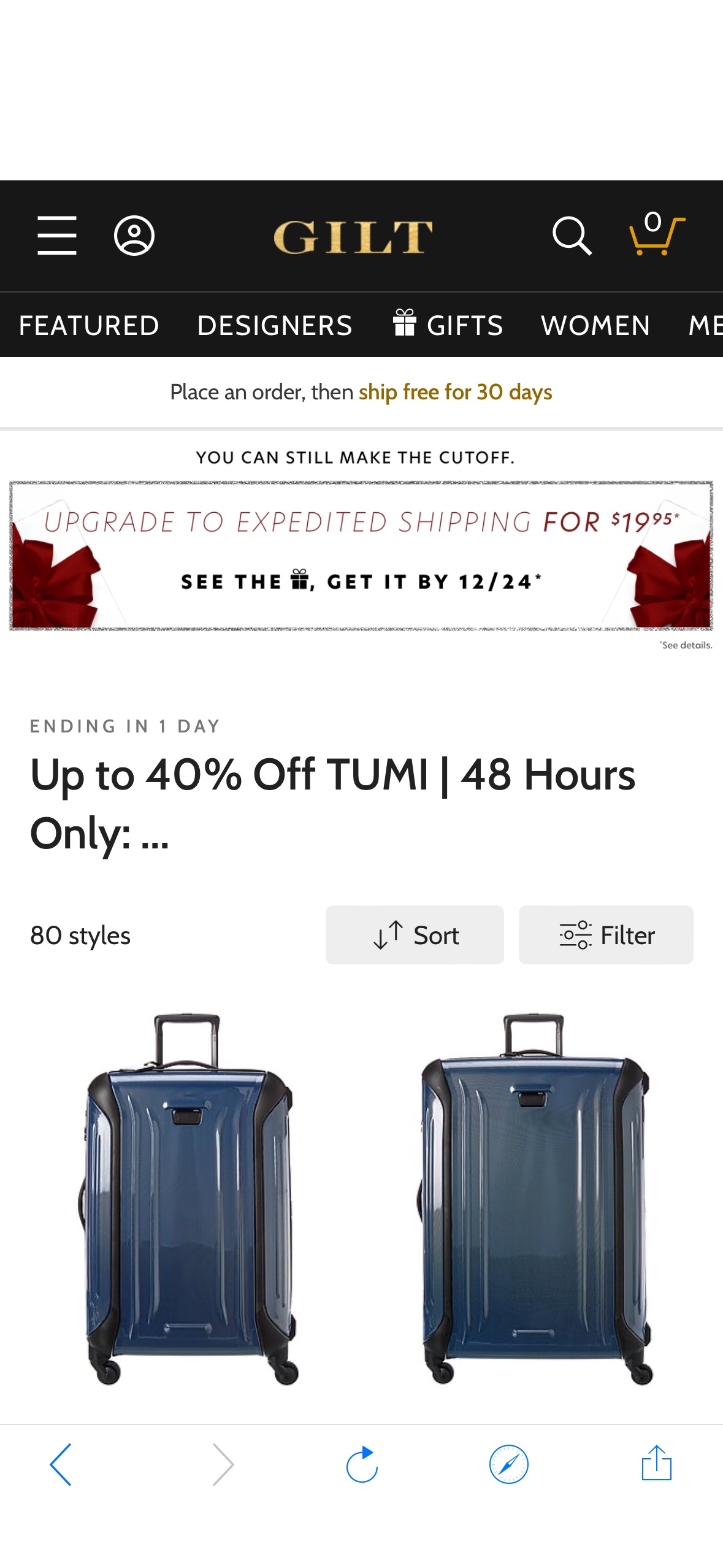 Up to 40% Off TUMI | 48 Hours Only: ... / Gilt