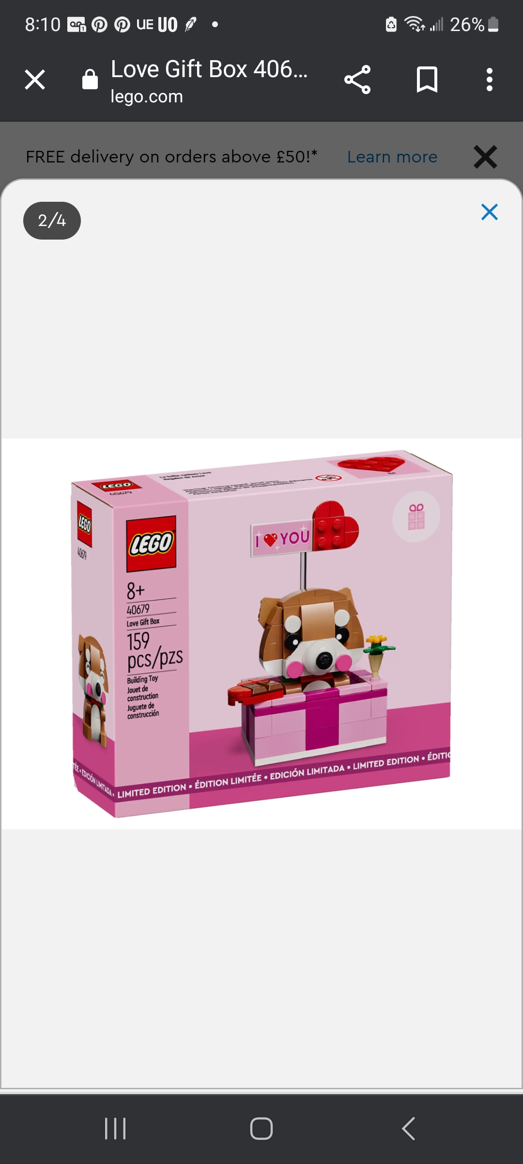 Love Gift Box 40679 | Other | Buy online at the Official LEGO® Shop GB