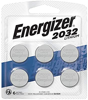 Amazon.com: Energizer CR2032 Batteries, 3V Lithium Coin Cell 2032 Watch Battery, (6 Count) - Packaging May Vary: Health & Personal Care离子电池