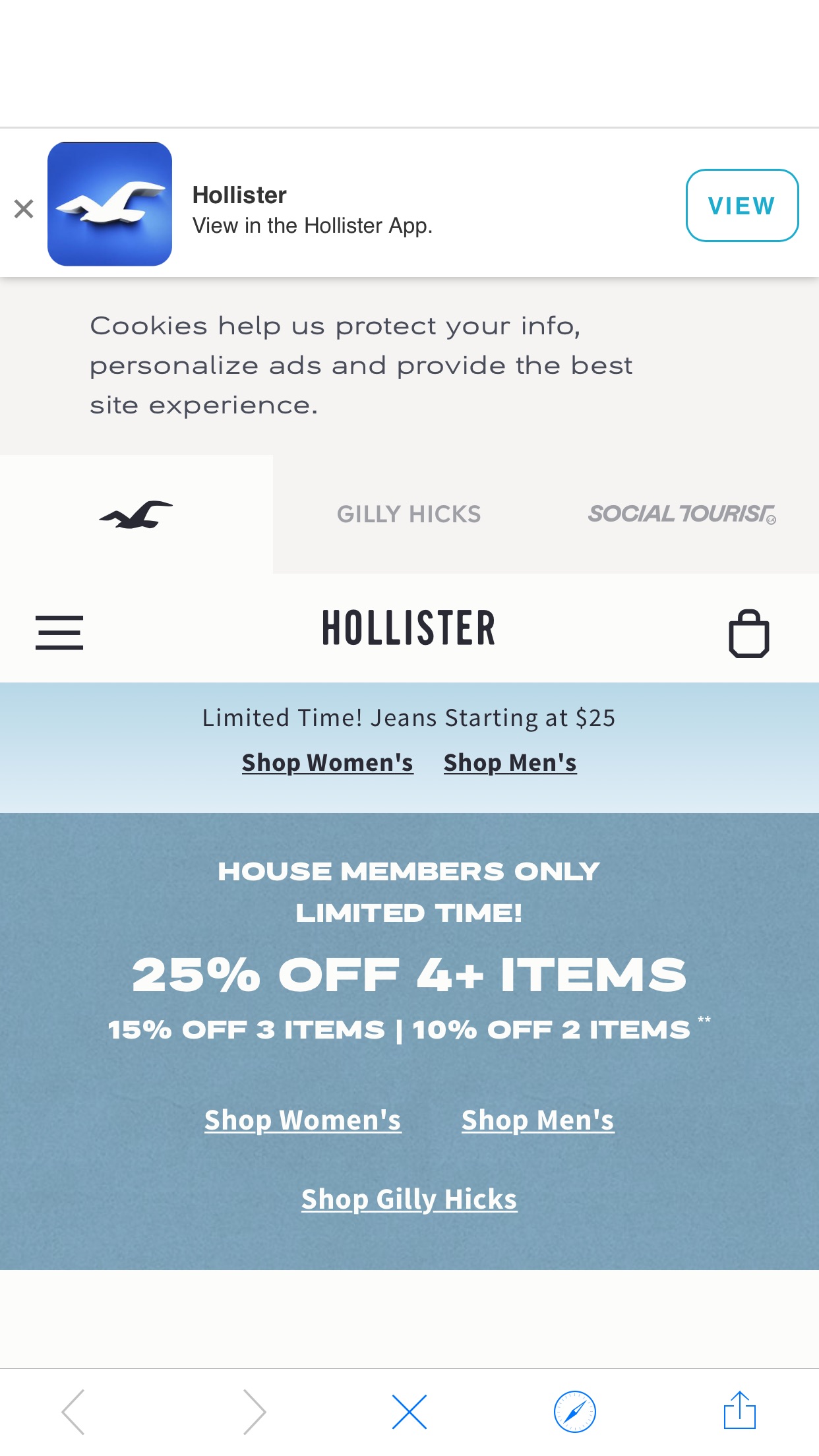 Clothing for Women & Men | Teen Clothing | Hollister Co.