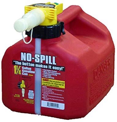 No-Spill 1415 1-1/4-Gallon Poly Gas Can