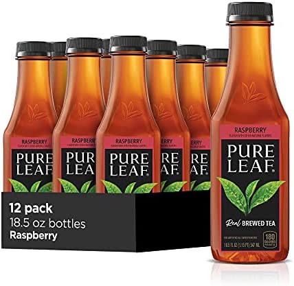 Amazon.com : Pure Leaf Iced Tea, Raspberry 18.5 Fl Oz (Pack of 12) : Grocery & Gourmet Food
