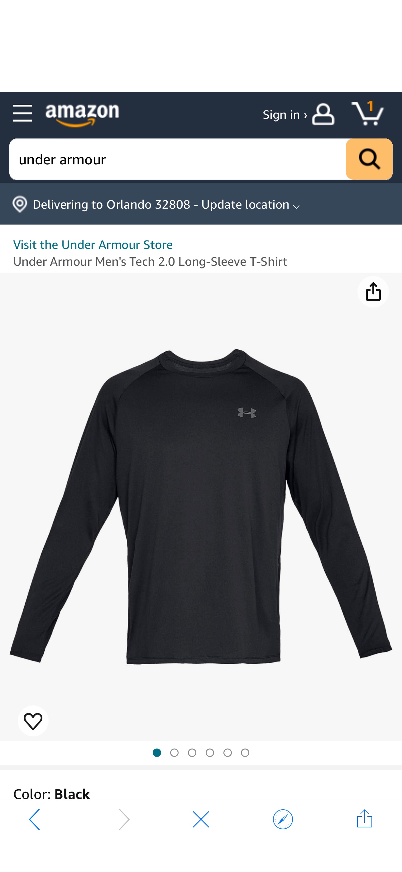 Amazon.com: Under Armour Men's UA Tech Long Sleeve XXL Black : Clothing, Shoes & Jewelry