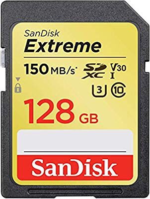 SanDisk 128GB Extreme SDXC UHS-I卡