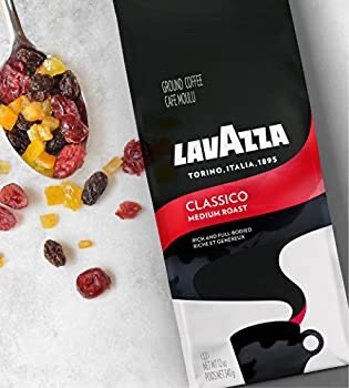 Lavazza Classico Ground Coffee Blend, Medium Roast, 12-Ounce Bags (Pack of 6)