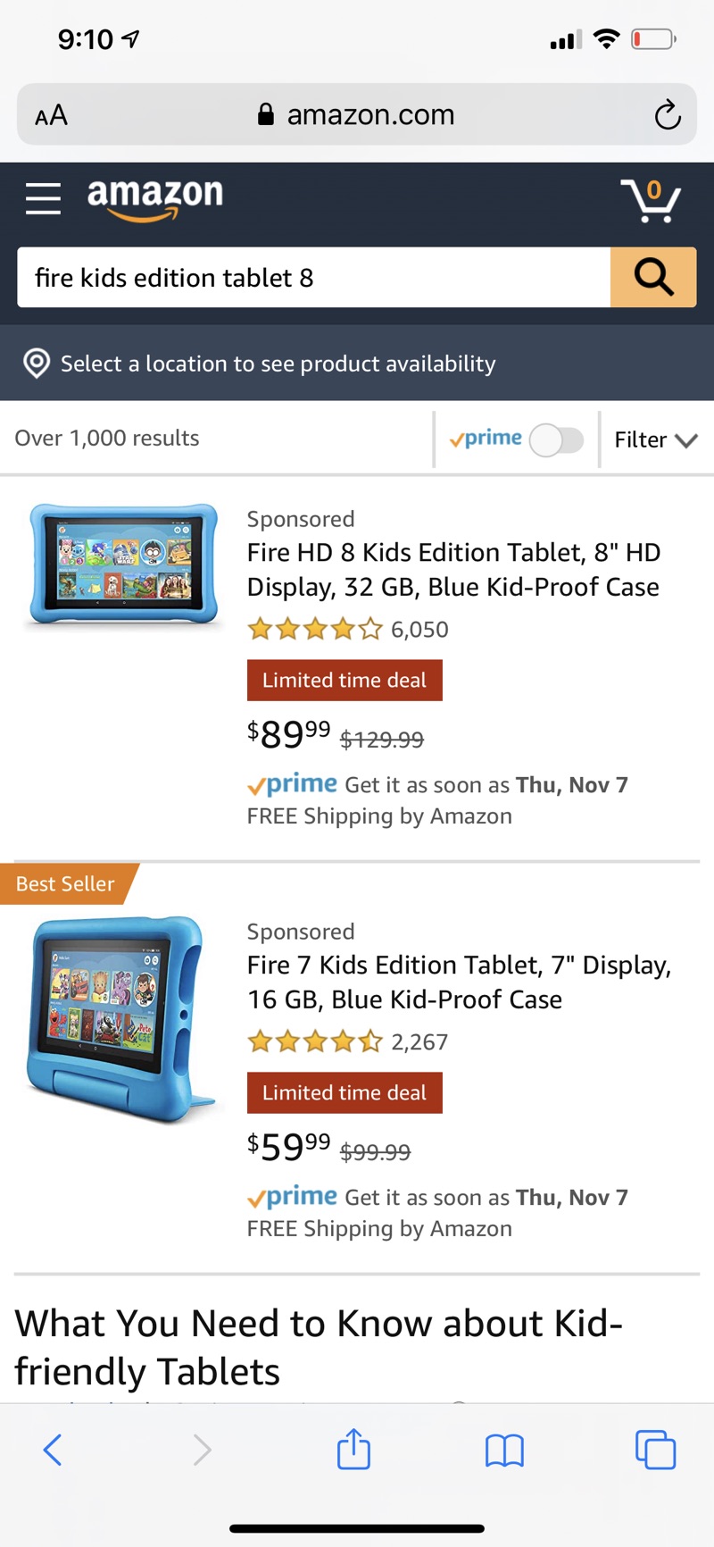Amazon.com: fire kids edition tablet 8. 儿童平板电脑