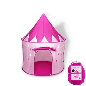 FoxPrint Princess Castle Play Tent with Glow in the Dark Stars