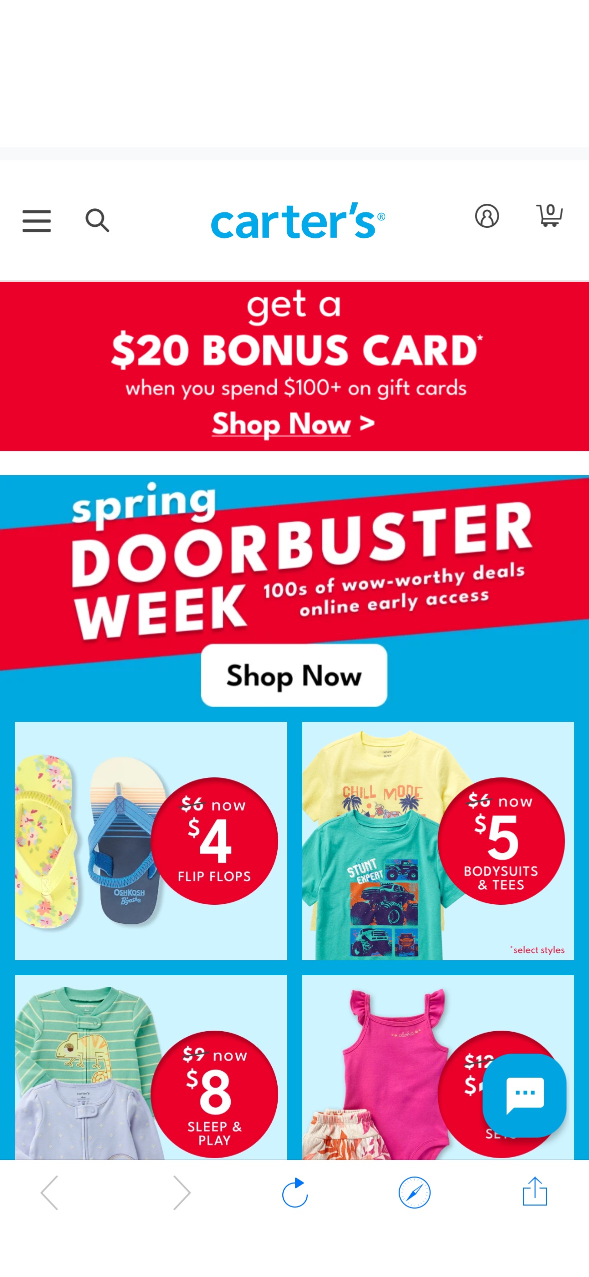 Carter’s Doorbuster Week! $10 Sets, $5 Tees, $8 Jammies and More