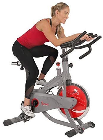 Amazon.com : Sunny Health & Fitness AeroPro Indoor Cycling Bike - SF-B1711, Grey : Sports & Outdoors健身器材