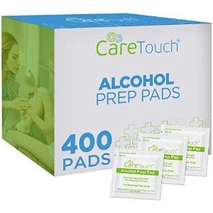 $8.49 Amazon.com: Care touch酒精消毒片400片装