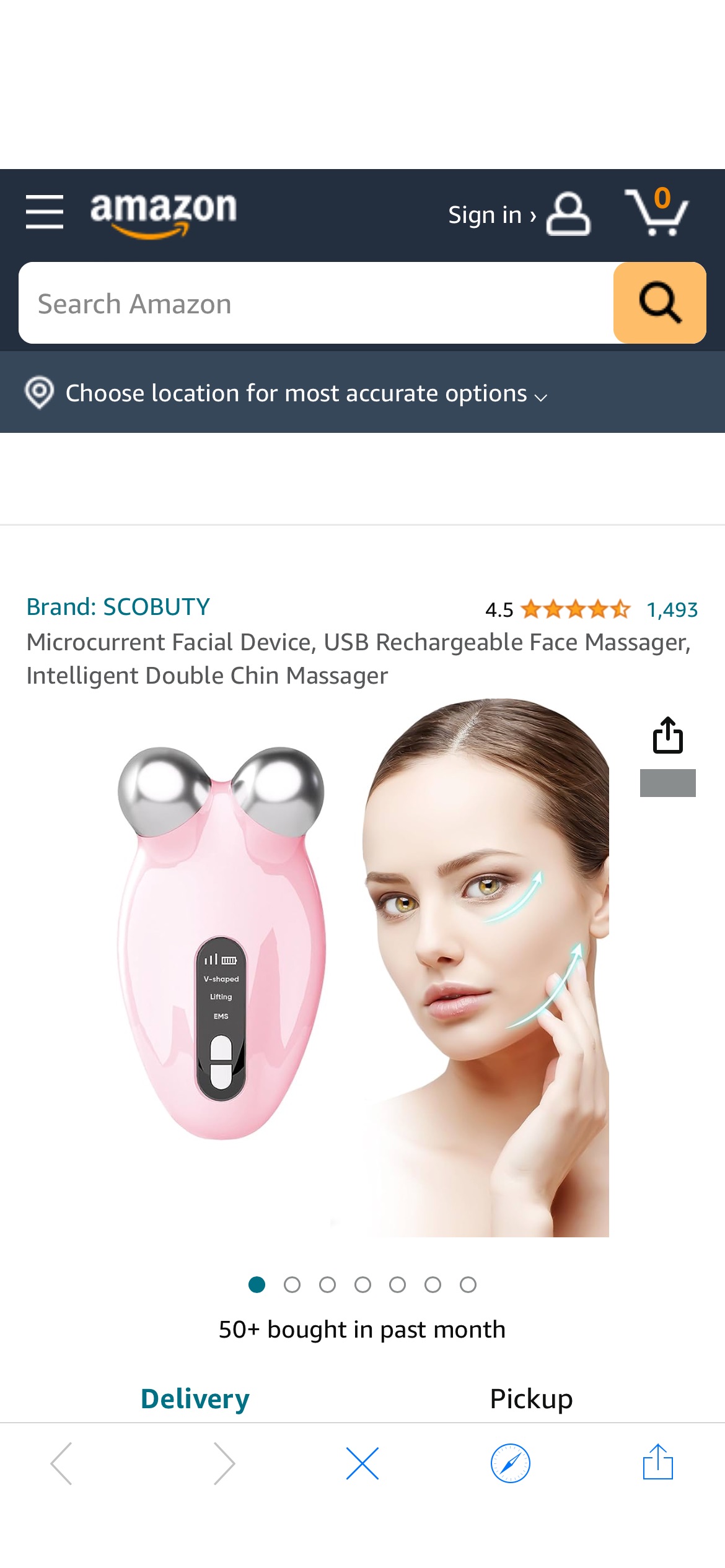 Amazon.com: Microcurrent Facial Device, USB Rechargeable Face Massager, Intelligent Double Chin Massager : Beauty & Personal Care