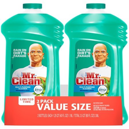 Mr Clean Liquid All-Purpose Cleaner with Febreze Meadows and Rain 40 Oz Twin Pack @ Walmart