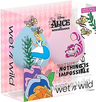 Amazon.com : Wet N Wild Nothing Is Impossible 2-Piece Makeup Sponge Set Alice In Wonderland Collection : Beauty & Personal Care