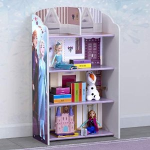 Delta Children Wooden Playhouse 4-Shelf Bookcase
