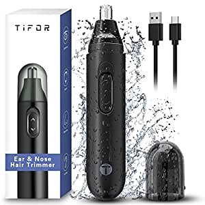 TIFOR Ear and Nose Hair Trimmer for Men Rechargeable