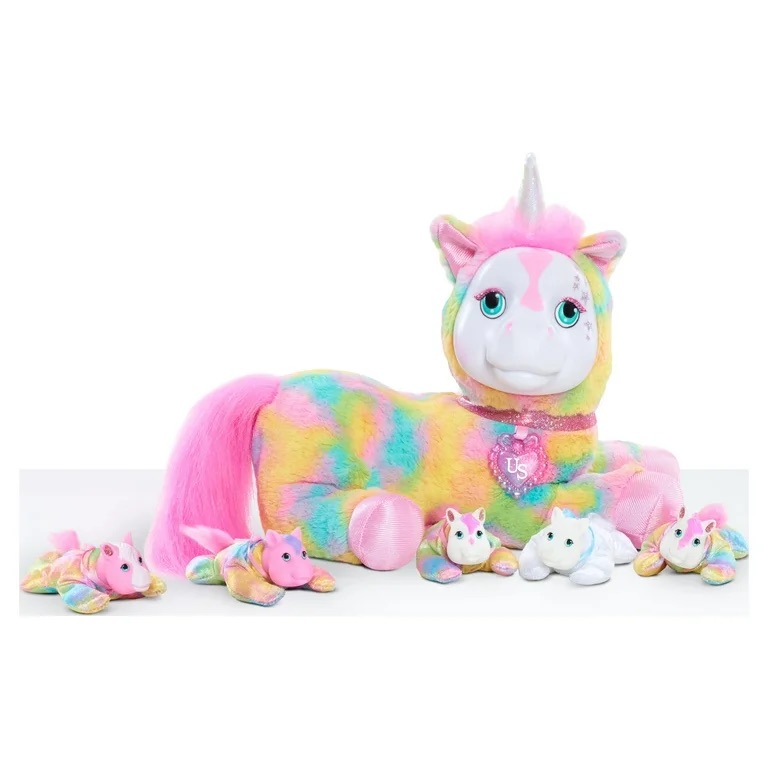 Unicorn Surprise Crystal, Pastel Rainbow, Stuffed Animal Unicorn and Babies, Toys for Kids, Kids Toys for Ages 3 Up, Gifts and Presents - Walmart.com