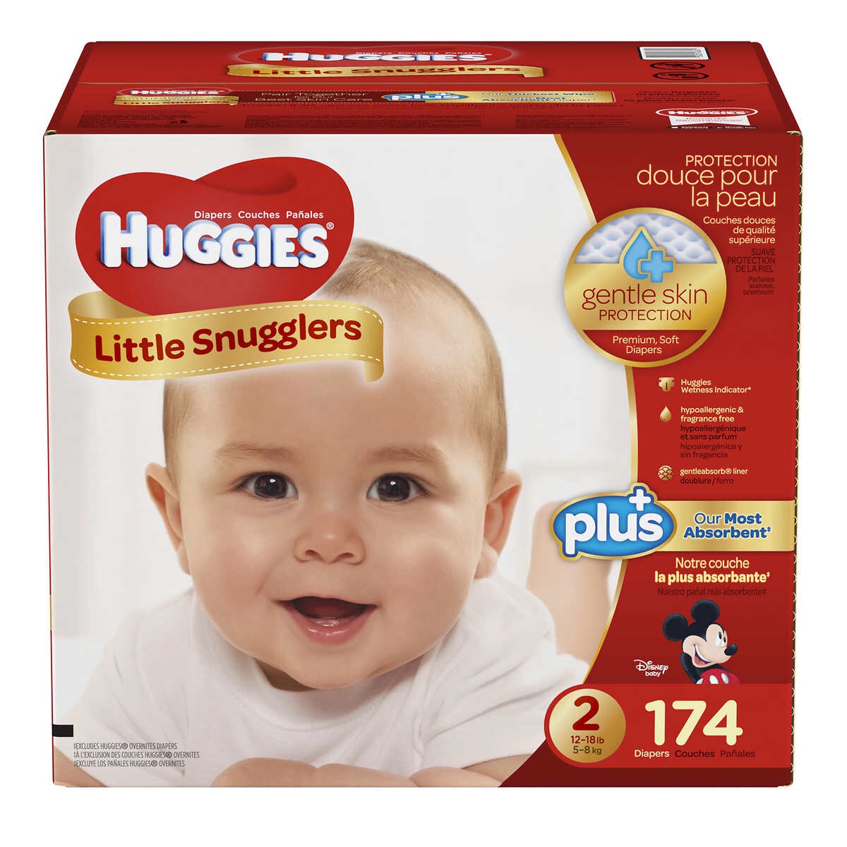 Huggies Little Snugglers 纸尿片（ Size 2, 174片）
