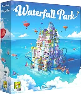 Amazon.com: Waterfall Park Board Game - Build The Ultimate Amusement Park! Strategy Game, Fun Family Game for Kids and Adults, Ages 10+, 3-5 Players, 