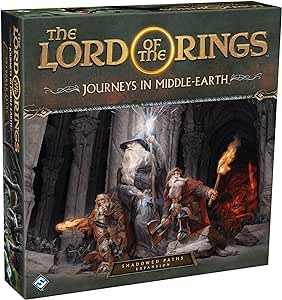 Amazon.com: The Lord of the Rings Journeys in Middle-earth Shadowed Paths Board Game EXPANSION - Adventure Board Game for Kids and Adults, Ages 14+, 1-5 Players, 60+ Minute Playtime, 