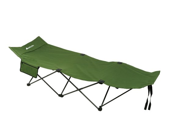 Adult Camp Cot, Green, 80.2 inches x 30.2 inches x 23.5 inches