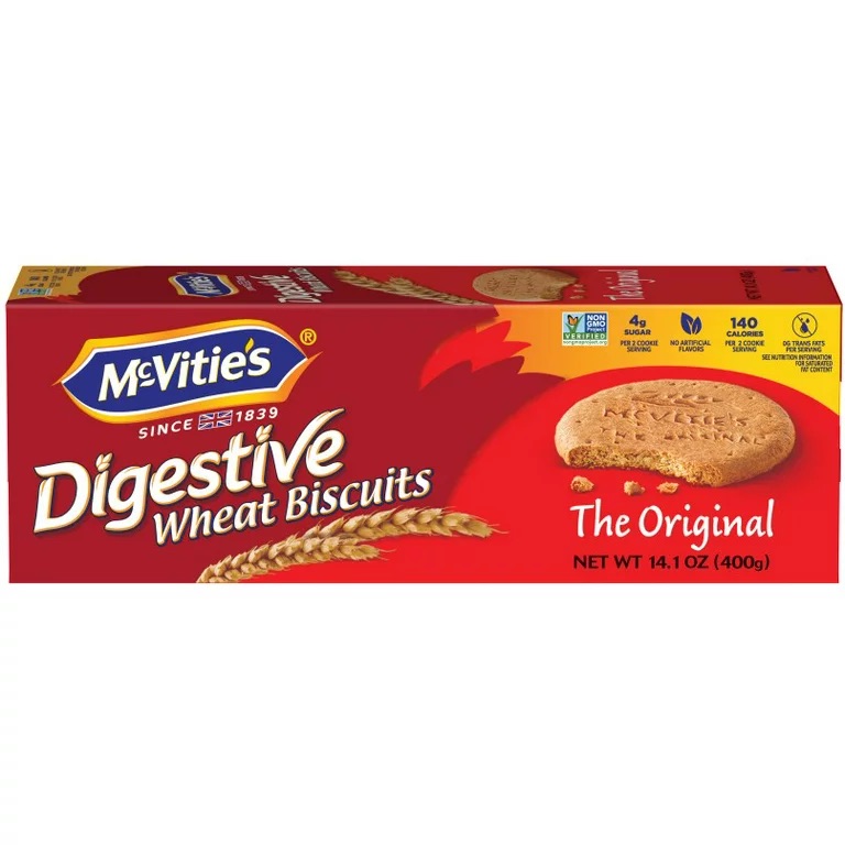 McVitie's Digestive Wheat Biscuits, The Original, 14.1oz - Walmart.com