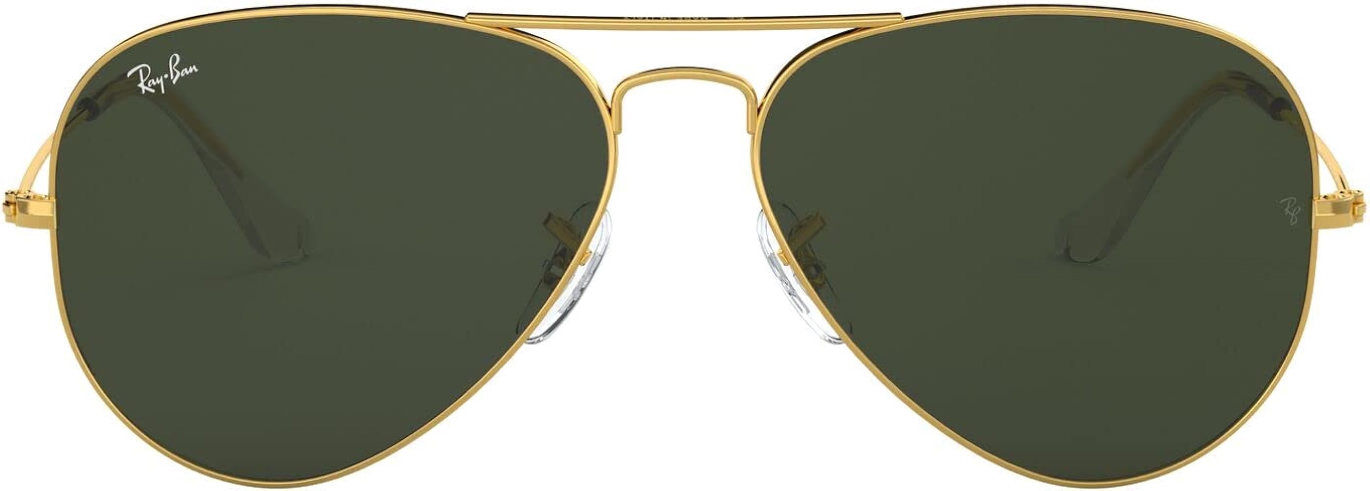 Amazon.com: Ray-Ban RB3025 Classic Aviator Sunglasses, Gold/G-15 Green, 62 mm : Clothing, Shoes & Jewelry