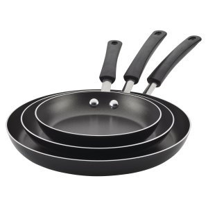 Farberware 3-Piece Easy Clean Aluminum Non-Stick Frying Pan