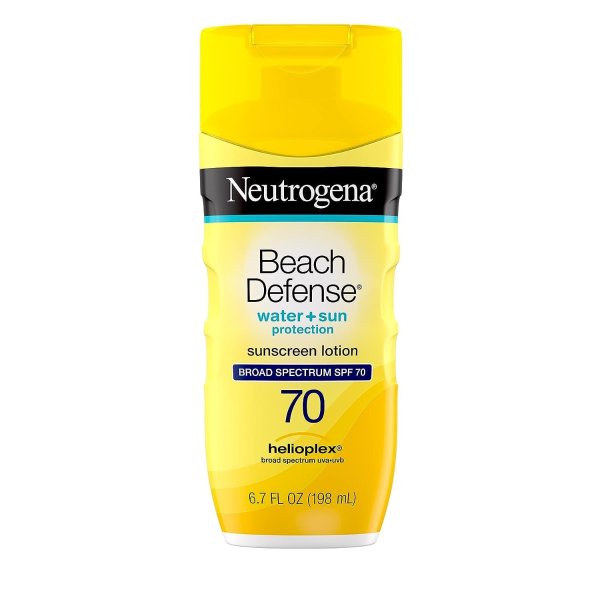 Beach Defense Water-Resistant Face & Body SPF 70 Sunscreen Lotion