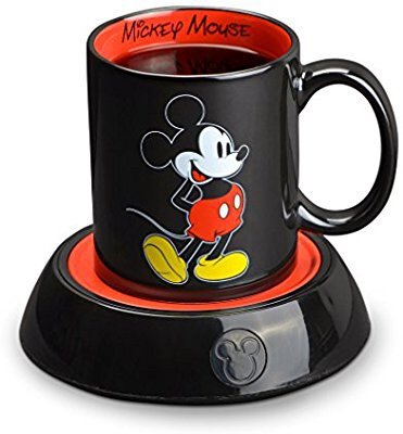 Mickey Mouse Mug Warmer, Black/Red