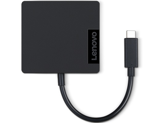 Lenovo USB-C 4 in 1 Travel Docking Station 扩展坞 with HDMI, VGA, USB 3.0 and RJ45 | Travelers | Part Number: GX90M61235 | Lenovo US