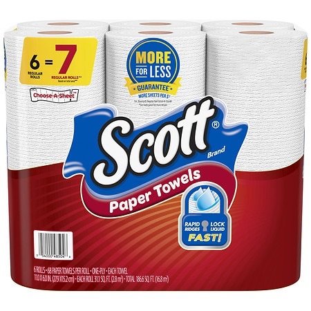 Paper Towels Choose-A-Sheet Regular Rolls