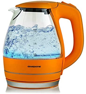 Ovente Electric Hot Water Portable Glass Kettle热水壶