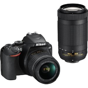 Nikon D3500 DSLR + 18-55 & 70-300 镜头