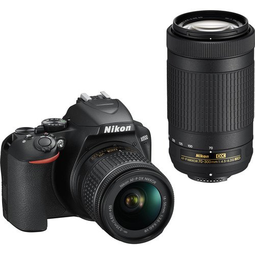 D3500 DSLR Camera with 18-55mm and 70-300mm Lenses