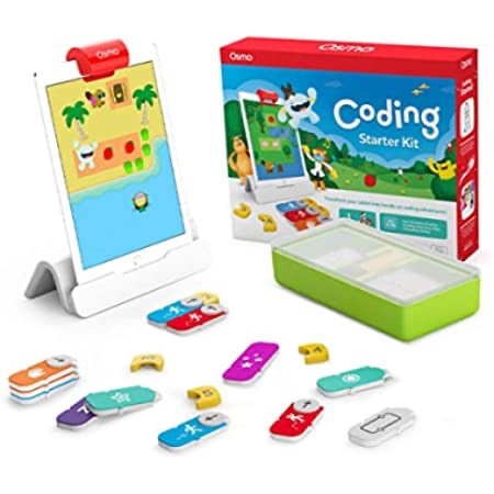 Amazon.com: Osmo - Little Genius Starter Kit for iPad - 4 Educational Learning Games - Ages 3-5 - Phonics & Creativity - STEM Toy (Osmo iPad Base Included): Toys & Games学龄儿童教育玩具