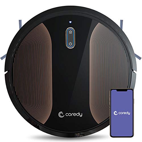 Amazon- Coredy R580 Robot Vacuum Cleaner, Wi-Fi, App Controls, Work with Alexa, Sweep and Mop, 2000pa 掃地機器人