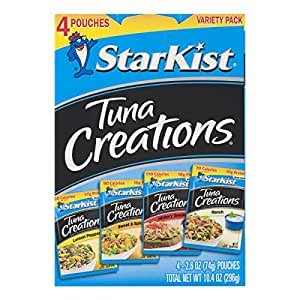 StarKist Tuna Creations, Variety Pack, 4 - 2.6 oz pouch