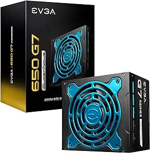 Amazon.com: EVGA Supernova 650 G7, 80 Plus Gold 650W, Fully Modular, Eco Mode with FDB Fan, 10 Year Warranty, Includes Power ON Self Tester, Compact 130mm Size 