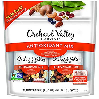 Amazon.com : ORCHARD VALLEY HARVEST 抗氧化坚果组合 1 oz, 8 count (Pack of 8)