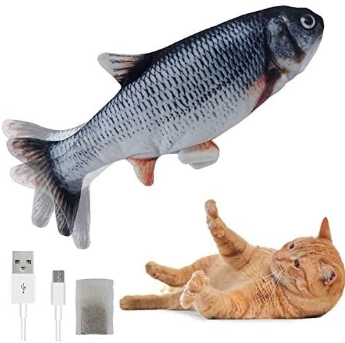 YEACHA Floppy Fish Cat Toy