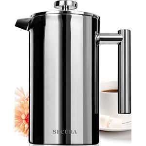 Secura Stainless Steel French Press Coffee Maker