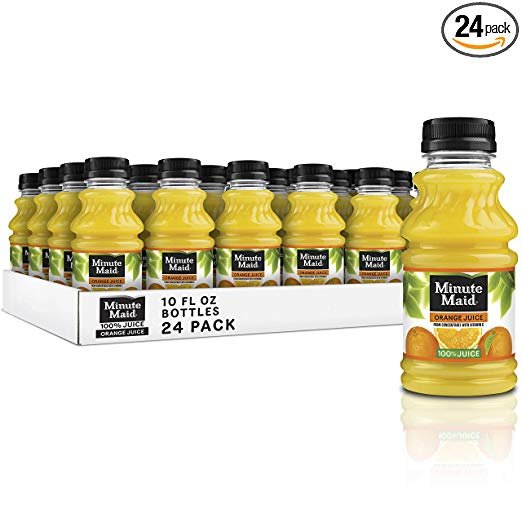 Minute Maid Orange Juice Drinks, 10 fl oz, 24 Pack