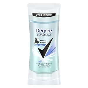 Amazon.com : Degree Antiperspirant for Women Protects from Deodorant Stains Pure Clean Deodorant for Women 2.6 oz : Beauty &amp; Personal Care
