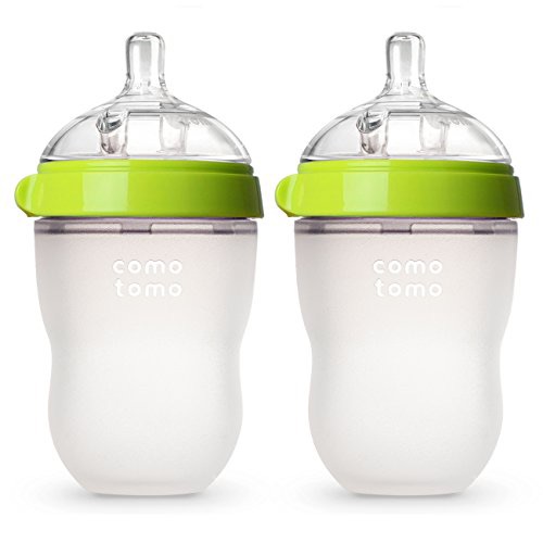 Amazon.com : Comotomo Baby Bottle, Green, 5 Ounce (2 Count) : Baby