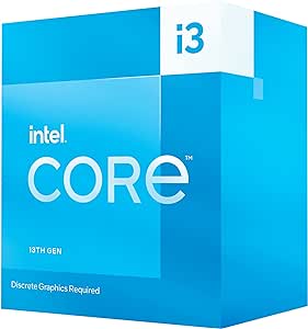 Amazon.com: Intel i3-13100F Desktop Processor - 4 Cores, 12MB Cache, up to 4.5 GHz : Electronics