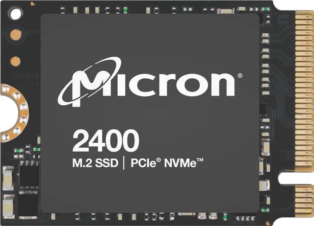 2TB Micron 2400 M.2 2230 NVMe PCIe 4.0x4 SSD