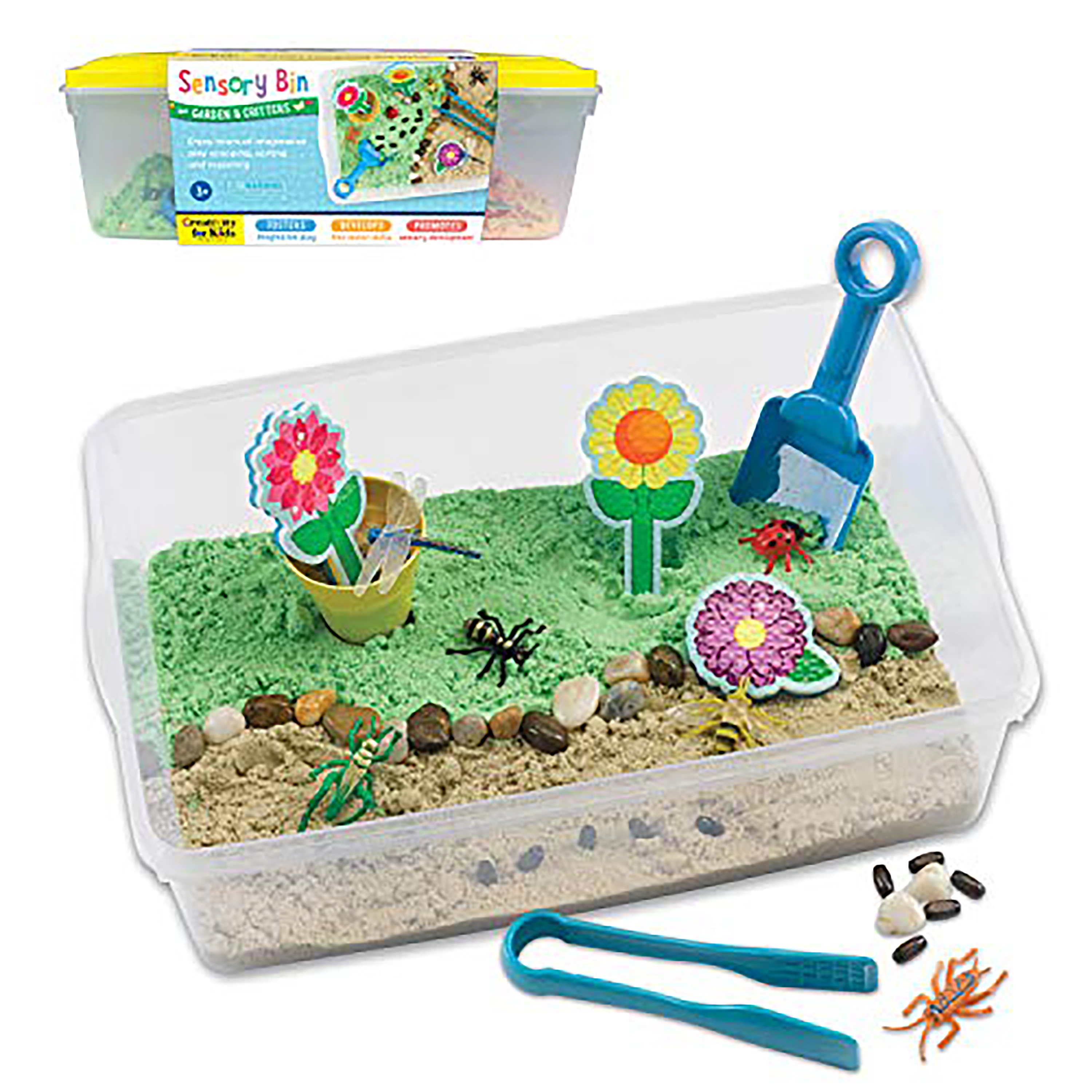 Creativity for Kids Sensory Bin Garden &amp; Critters- Child Craft Activity for Boys and Girls - Walmart.com