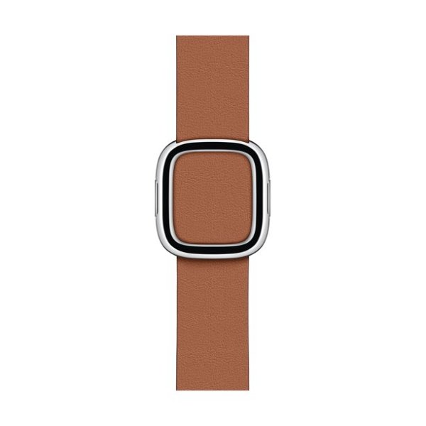 Apple Watch 40mm Saddle Brown Modern Buckle - Large