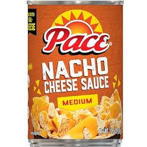 Amazon.com: Pace Medium Nacho Cheese Sauce, 10.5 oz Can