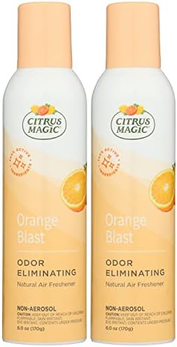 Amazon.com: Citrus Magic Natural Odor Eliminating Air Freshener Spray, Orange Blast, 6 Ounce (Pack of 2) - Packaging May Vary : Health &amp; Household